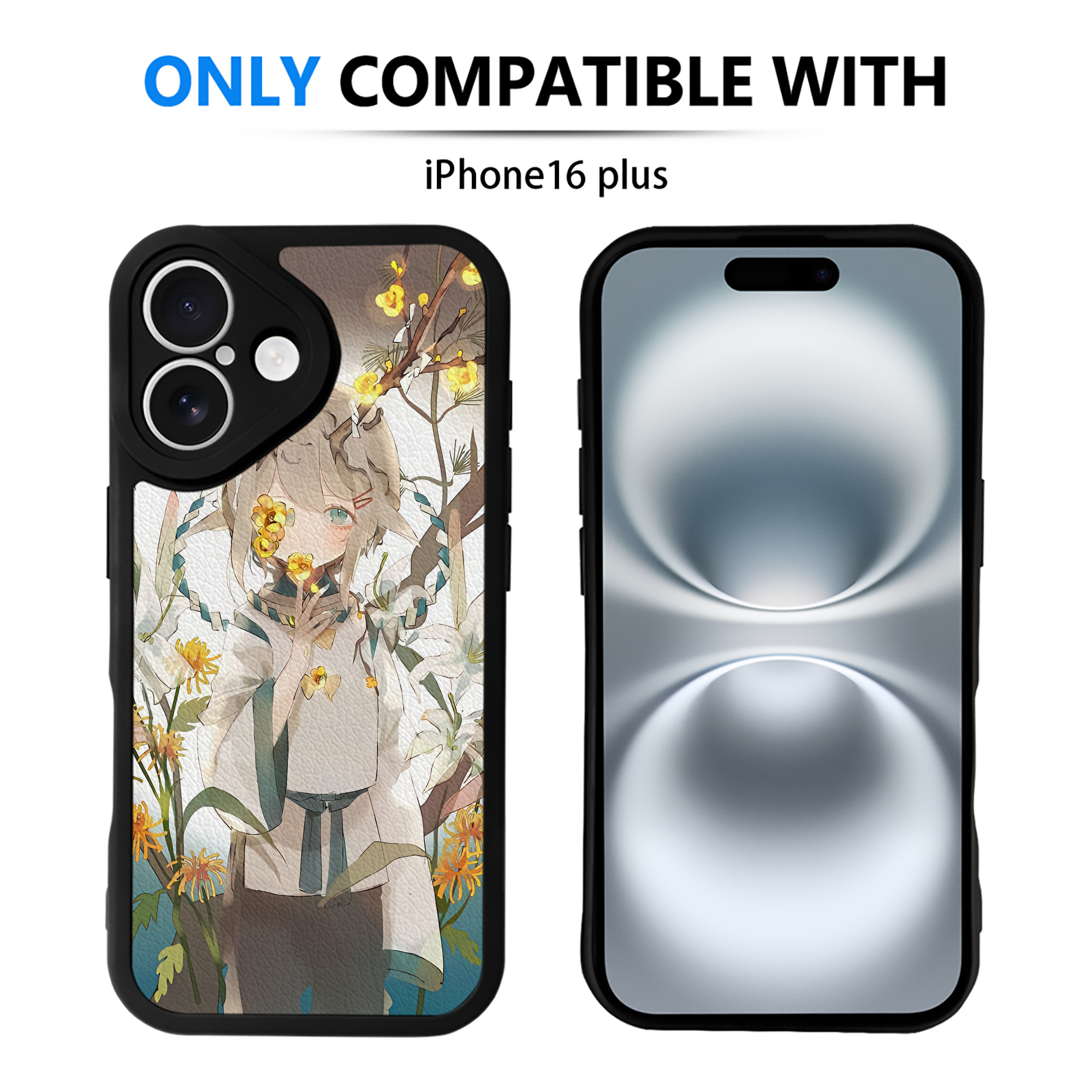 （画像用） 刀剣乱舞 Touken Ranbu 【iPhone 16シリーズ対応】シリコンスマホケース（レザー調） 材質：シリコン